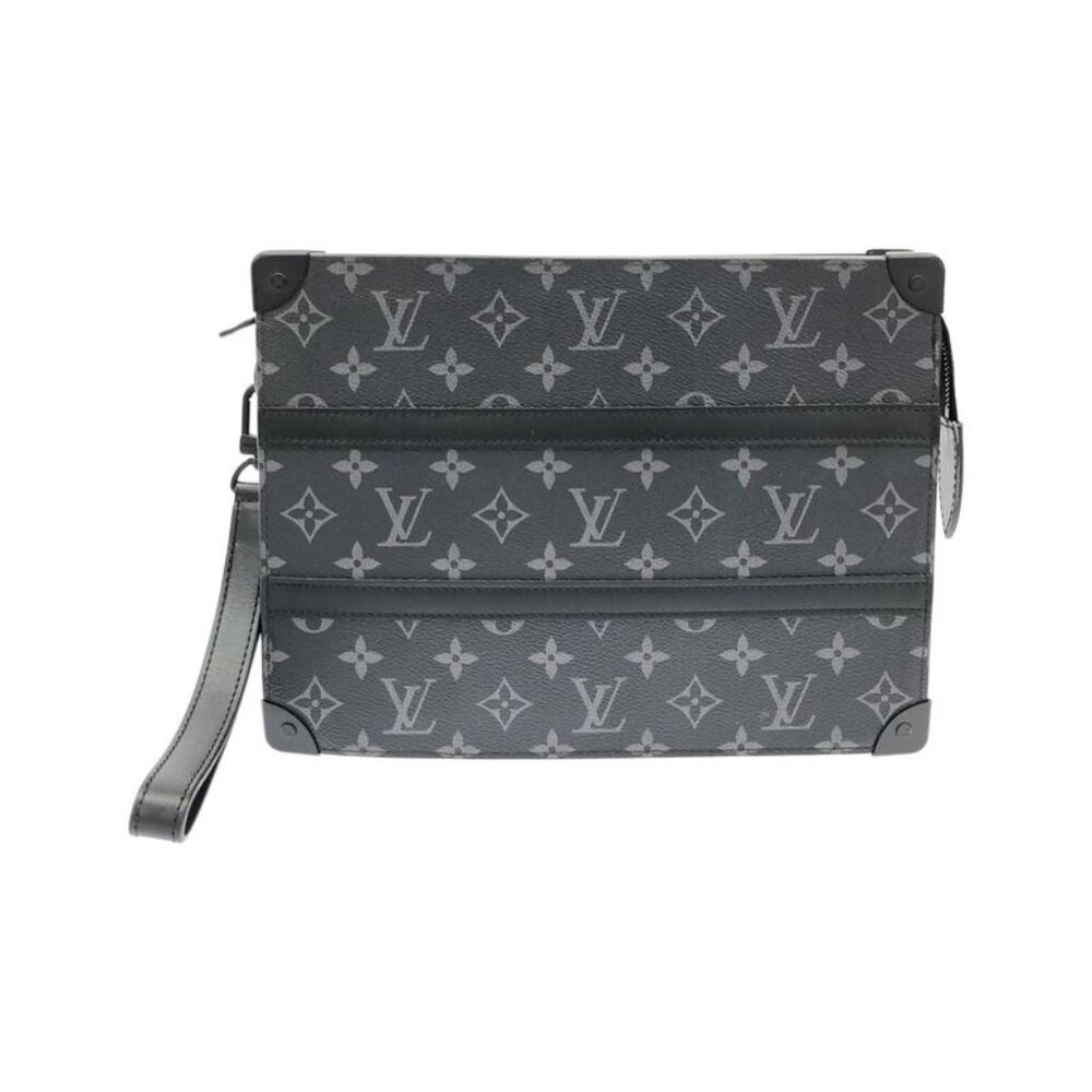 Louis Vuitton Monogram Eclipse Trunk Pochette Bag… - image 1